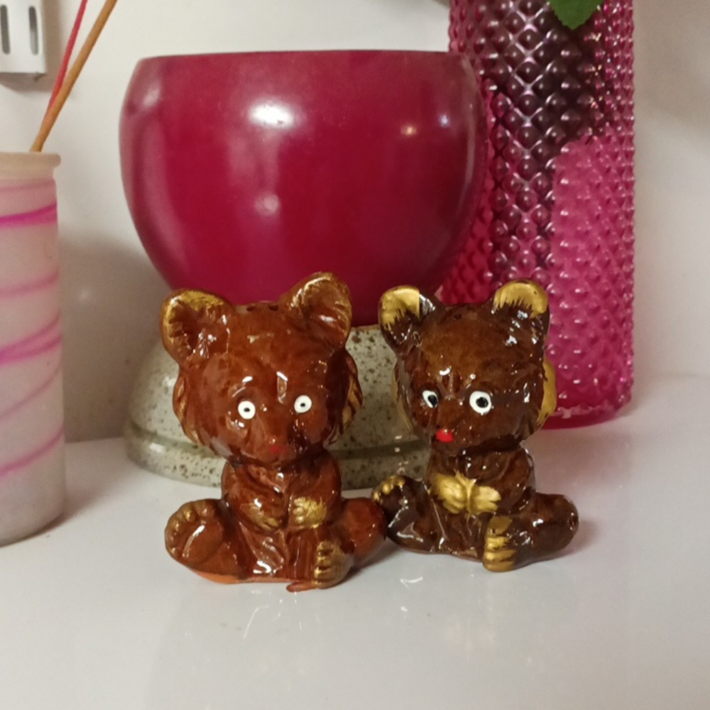 Japan Salt and pepper set Animal Vintage Reto Handcrafted Collection
